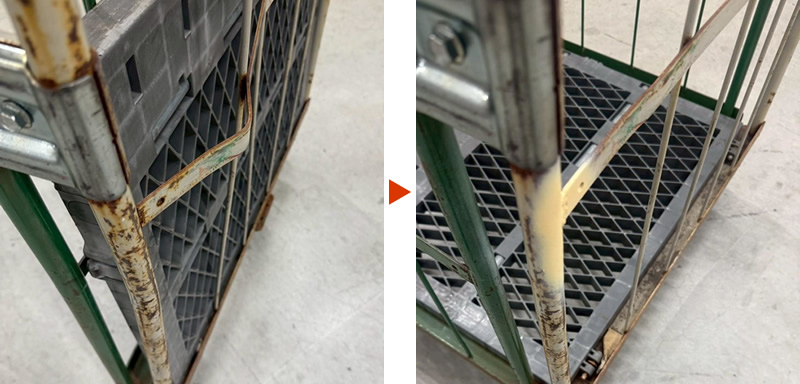 フレーム曲がり修理の修理事例